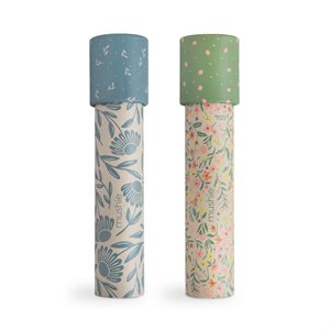 Mushie Kaleidoscope 2-pack - Pastel Blooms/Blue Flowers